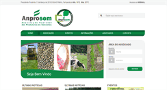 Desktop Screenshot of anprosem.com.br