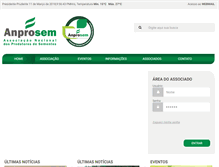 Tablet Screenshot of anprosem.com.br